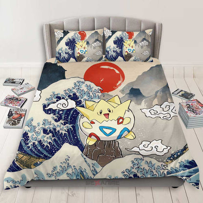Togepi Bedding Set Kanagawa Great Wave Edition