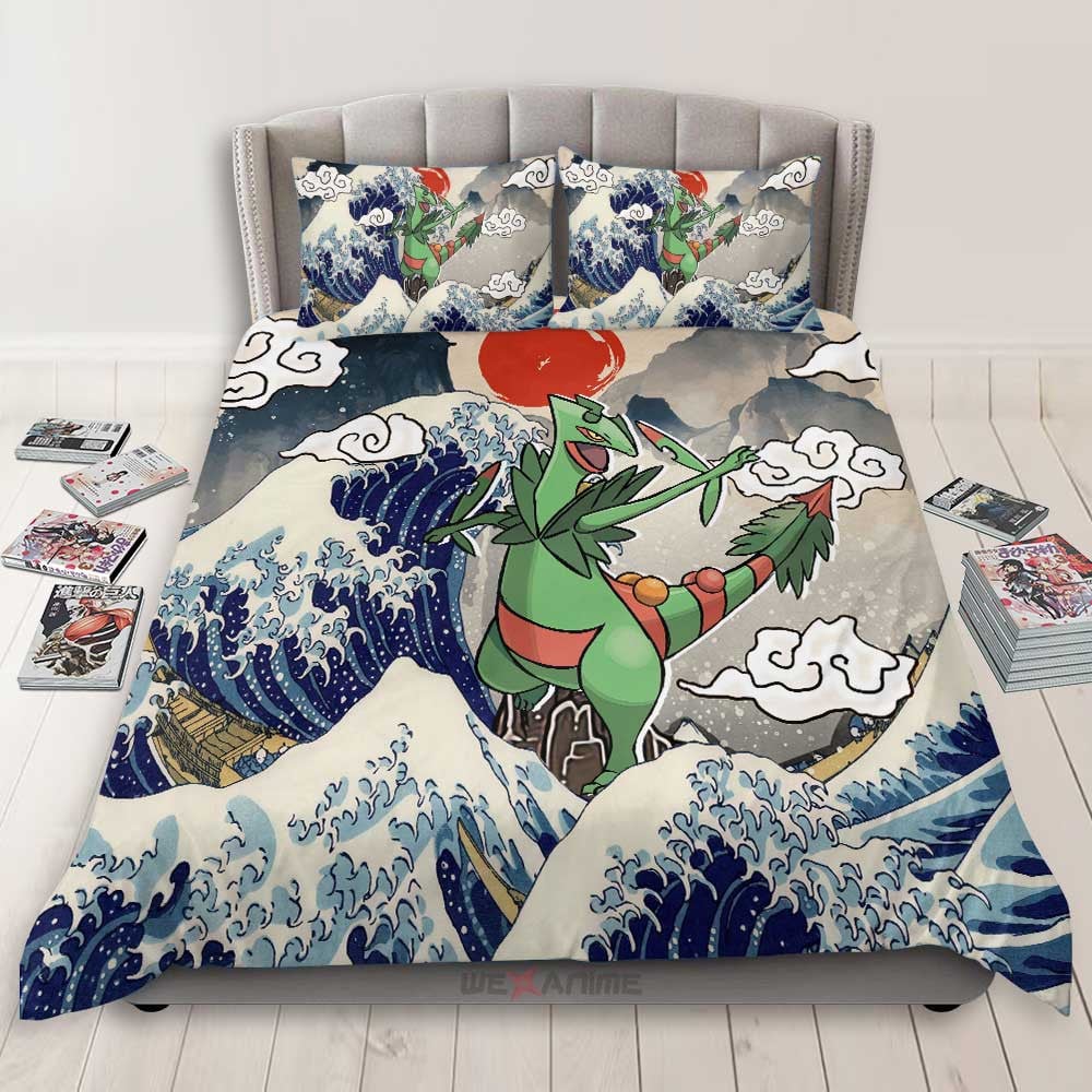 Sceptile Bedding Set Kanagawa Great Wave Edition