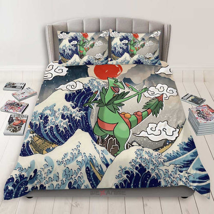 Sceptile Bedding Set Kanagawa Great Wave Edition