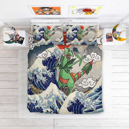 Sceptile Bedding Set Kanagawa Great Wave Edition