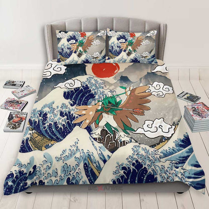 Decidueye Bedding Set Kanagawa Great Wave Edition