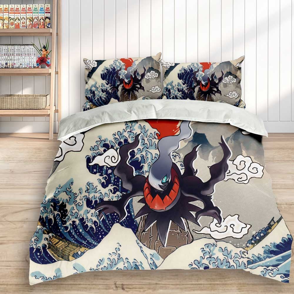 Darkrai Bedding Set Kanagawa Great Wave Edition