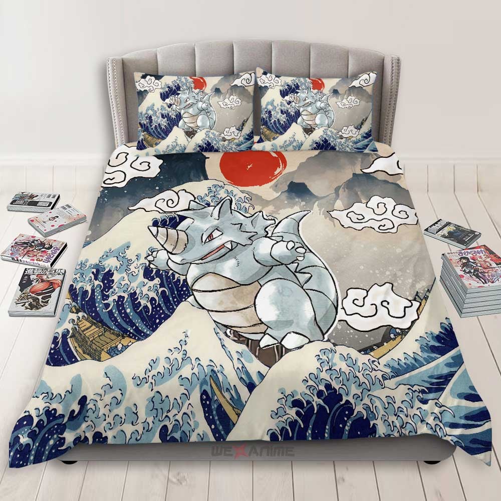 Rhydon Bedding Set Kanagawa Great Wave Edition