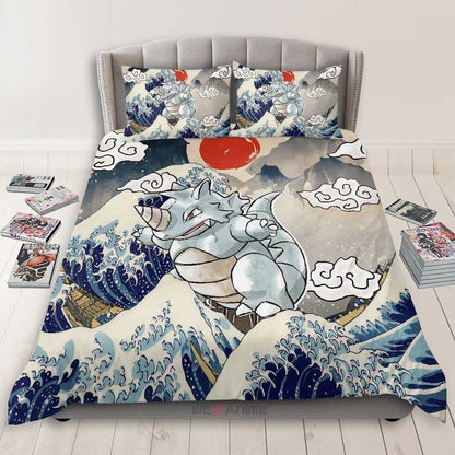 Rhydon Bedding Set Kanagawa Great Wave Edition