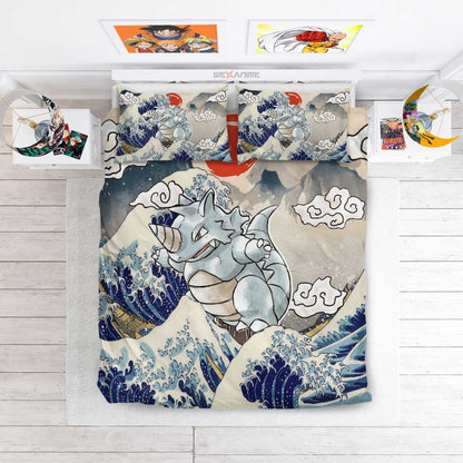 Rhydon Bedding Set Kanagawa Great Wave Edition