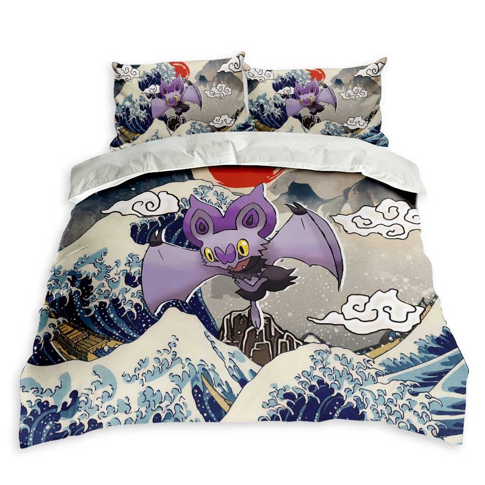 Noibat Bedding Set Kanagawa Great Wave Edition