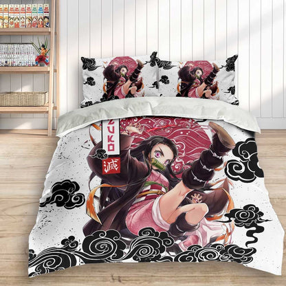 Nezuko Kamado Bedding Set