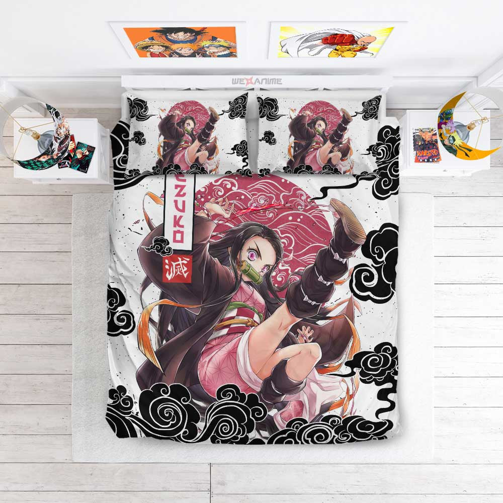 Nezuko Kamado Bedding Set