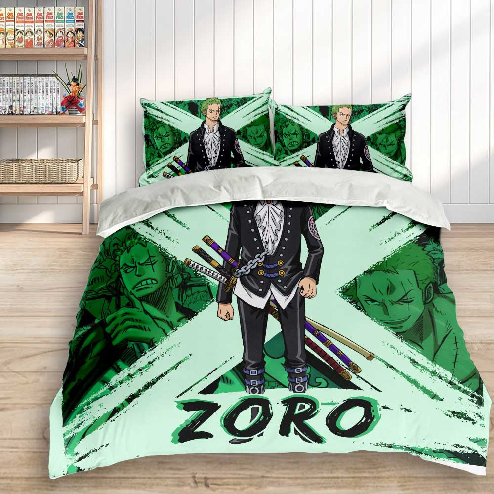 Roronoa Zoro Bedding Set Decor
