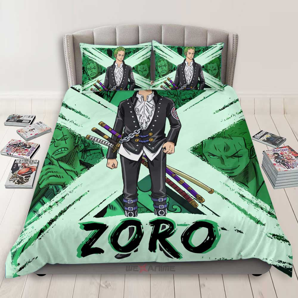 Roronoa Zoro Bedding Set Decor