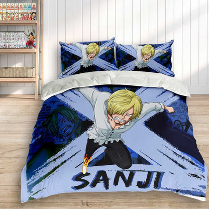 Vinsmoke Sanji Bedding Set Anime