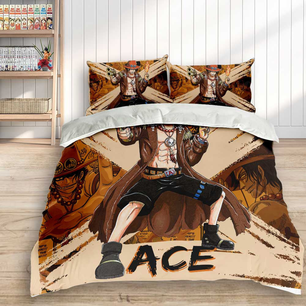 Portgas D. Ace Bedding Set Anime