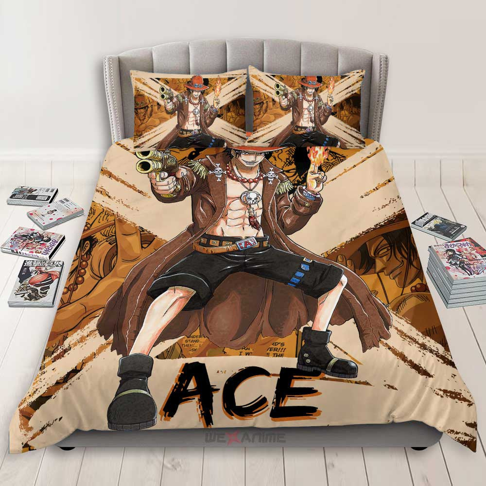 Portgas D. Ace Bedding Set Anime