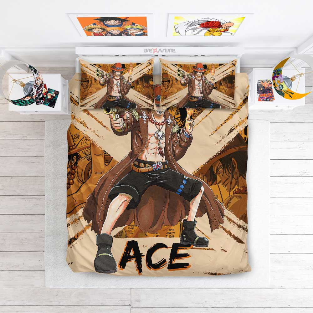 Portgas D. Ace Bedding Set Anime