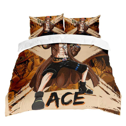 Portgas D. Ace Bedding Set Anime