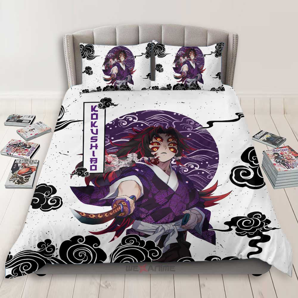 Kokushibo Bedding Set Anime
