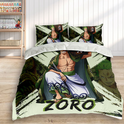 Roronoa Zoro Wano Arc Bedding Set Anime