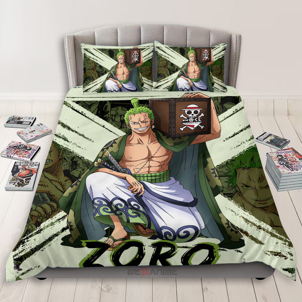Roronoa Zoro Wano Arc Bedding Set Anime
