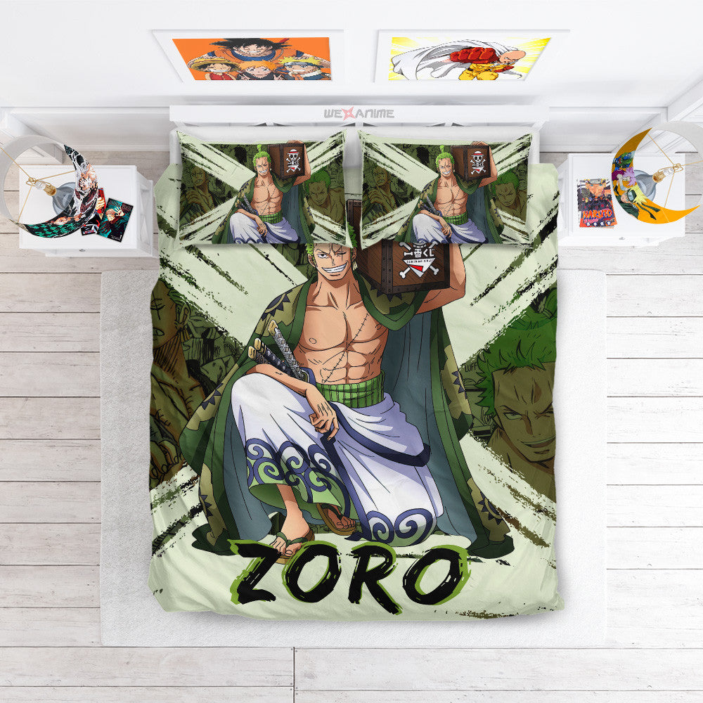 Roronoa Zoro Wano Arc Bedding Set Anime