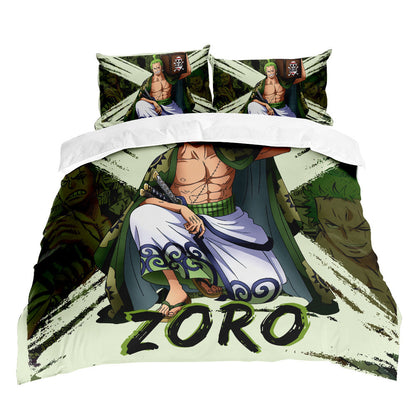 Roronoa Zoro Wano Arc Bedding Set Anime