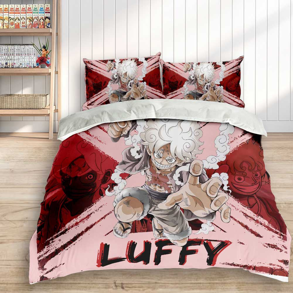 Monkey D. Luffy Gear 5 Bedding Set Anime For Fans