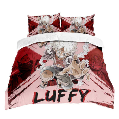 Monkey D. Luffy Gear 5 Bedding Set Anime For Fans