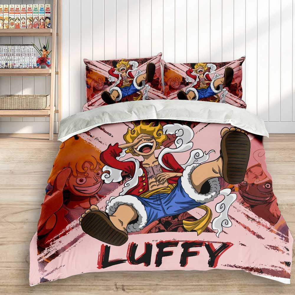 Monkey D. Luffy Gear 5 Bedding Set Anime