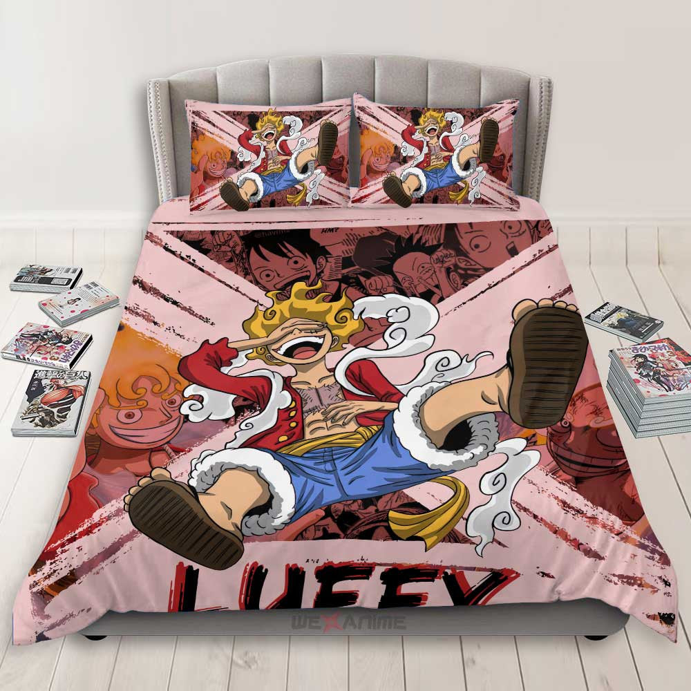 Monkey D. Luffy Gear 5 Bedding Set Anime