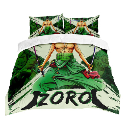 Roronoa Zoro Bedding Set Anime