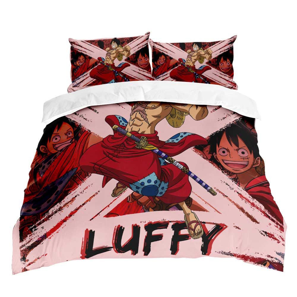 Monkey D. Luffy Wano Arc Bedding Set Anime