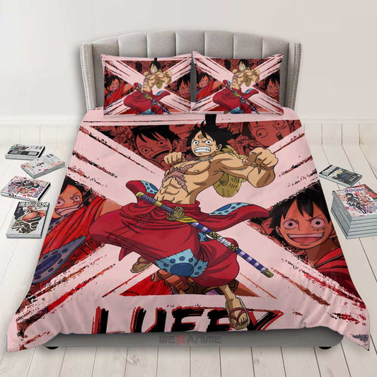 Monkey D. Luffy Wano Arc Bedding Set Anime