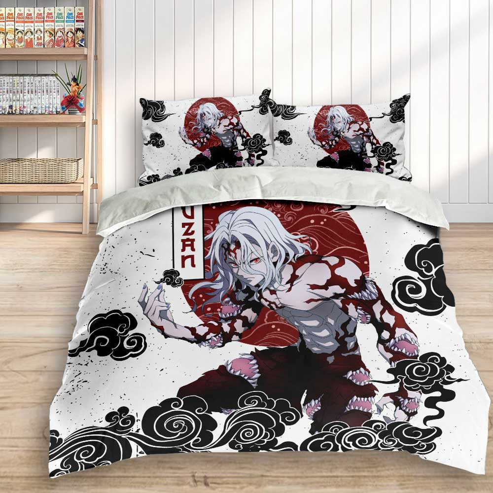 Muzan Kibutsuji Bedding Set Anime