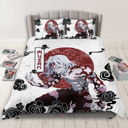 Muzan Kibutsuji Bedding Set Anime