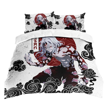 Muzan Kibutsuji Bedding Set Anime