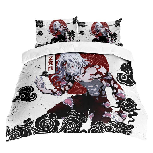 Muzan Kibutsuji Bedding Set Anime