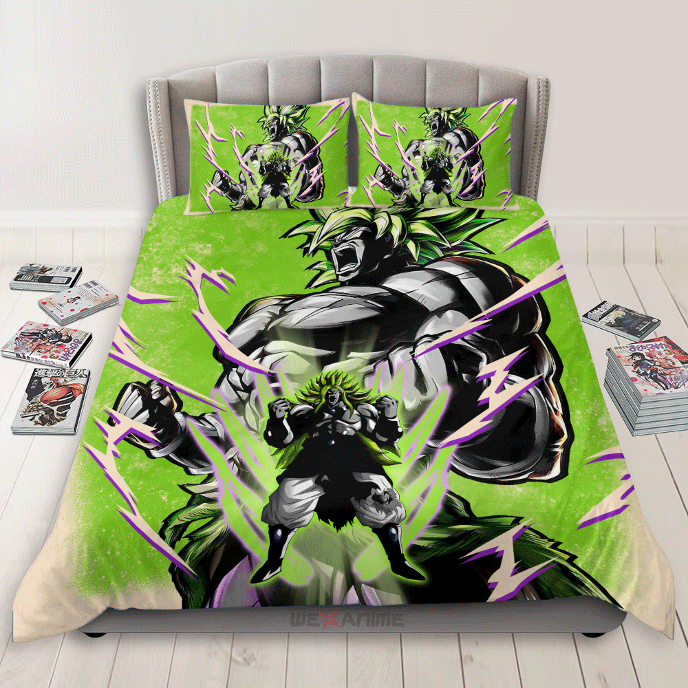 Broly Legendary Super Saiyan Bedding Set Anime Custom