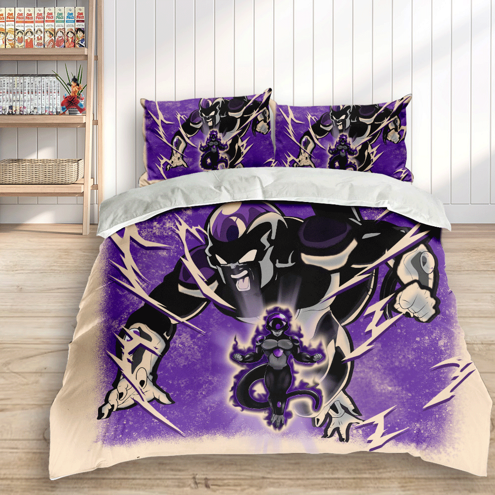 Black Frieza Bedding Set Anime Custom