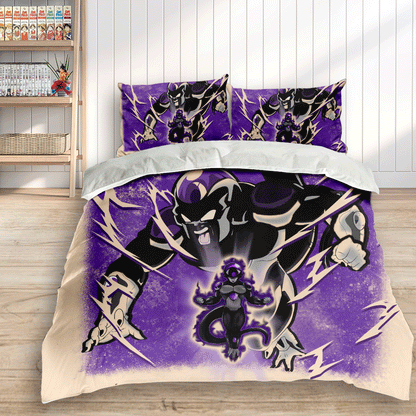 Black Frieza Bedding Set Anime Custom