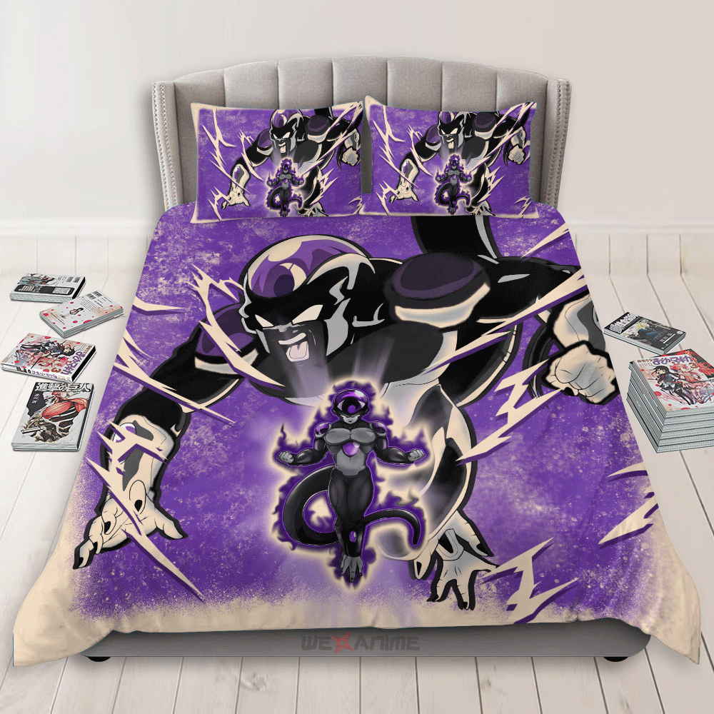 Black Frieza Bedding Set Anime Custom