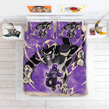 Black Frieza Bedding Set Anime Custom