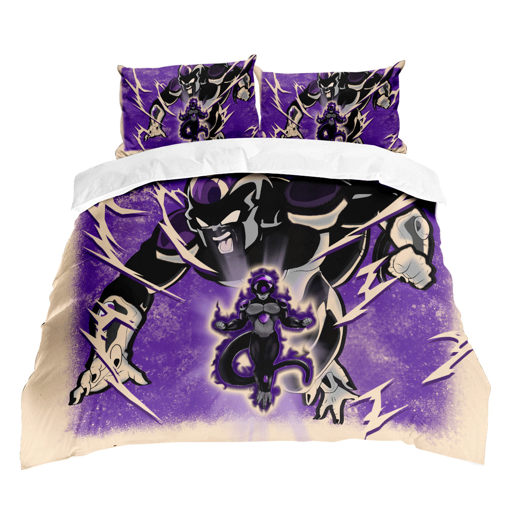 Black Frieza Bedding Set Anime Custom