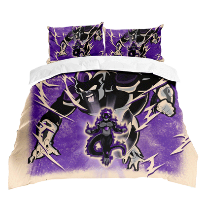Black Frieza Bedding Set Anime Custom