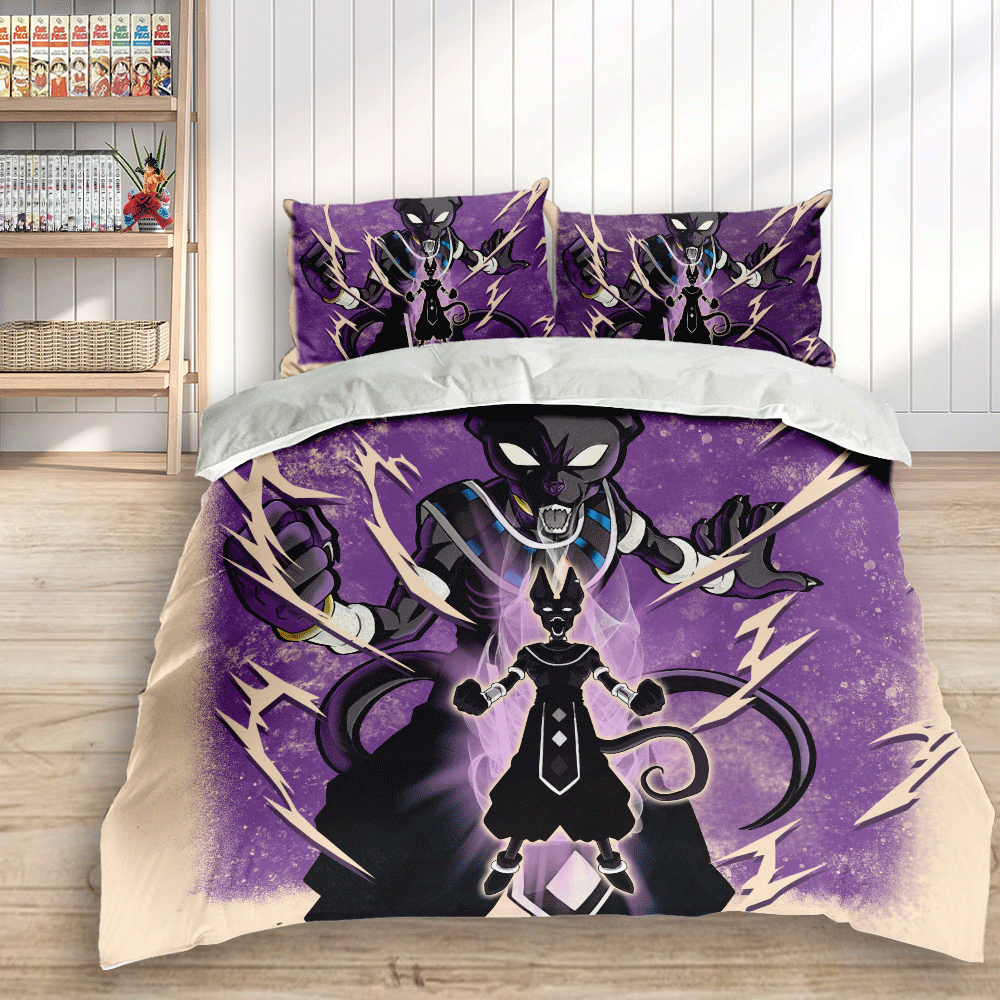 Beerus Bedding Set Anime Custom