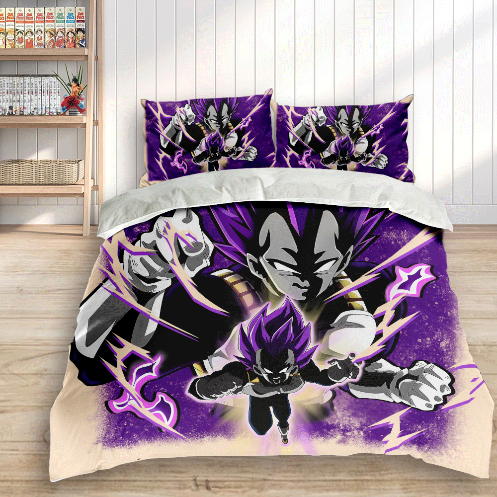 Vegeta Ultra Ego Bedding Set Anime Custom
