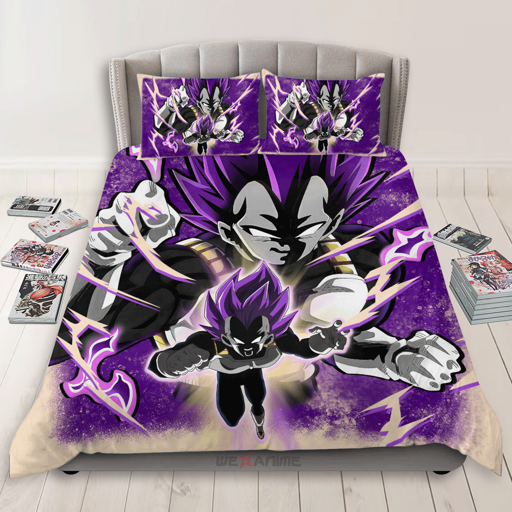 Vegeta Ultra Ego Bedding Set Anime Custom