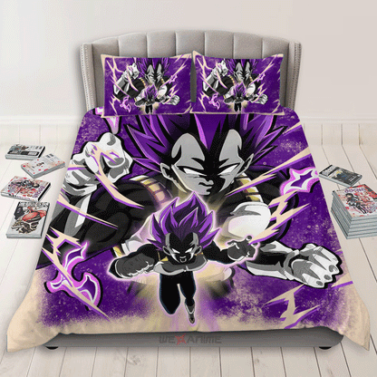 Vegeta Ultra Ego Bedding Set Anime Custom