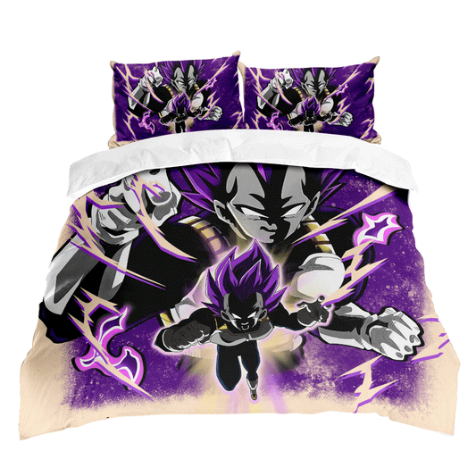 Vegeta Ultra Ego Bedding Set Anime Custom