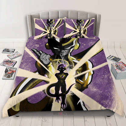 Golden Frieza Bedding Set Anime Custom