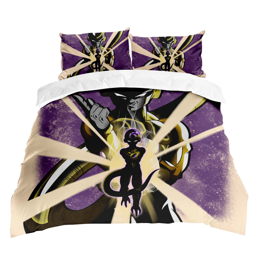 Golden Frieza Bedding Set Anime Custom