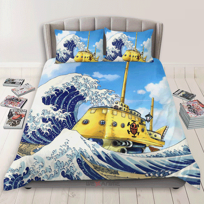 Kanagawa Great Wave Polar Tang Bedding Set Home Decor